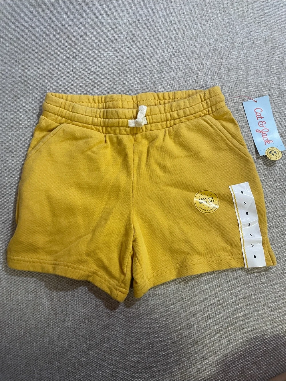 Cat & Jack Mustard Yellow Pull-On Kids' Shorts